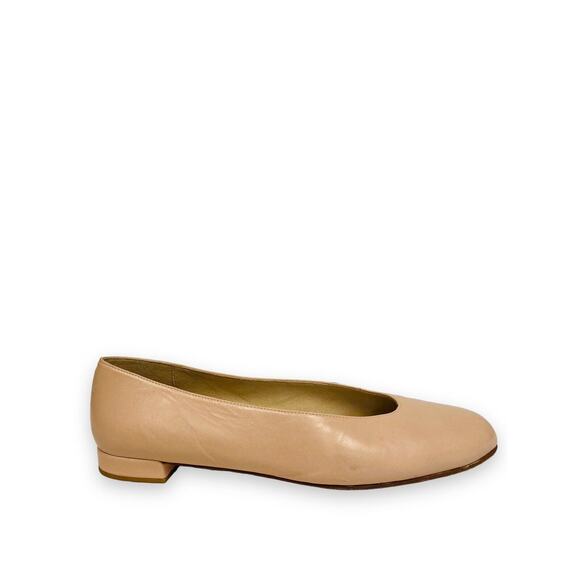 Stuart Weitzman Shoes - STUART WEITZMAN Pink Leather Chicflat Ballet Flats Shoes Size 10.5